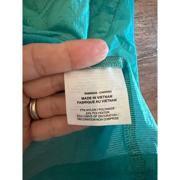 Nike Windbreaker Jacket sz XL Green Unisex Bike Hoodie raincoat - Picture 9 of 11